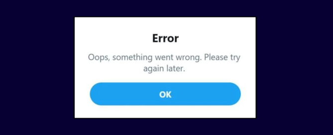 Twitter sohbet odası alınamıyor hatasıyla karşılaşan bir kullanıcı ekranı.