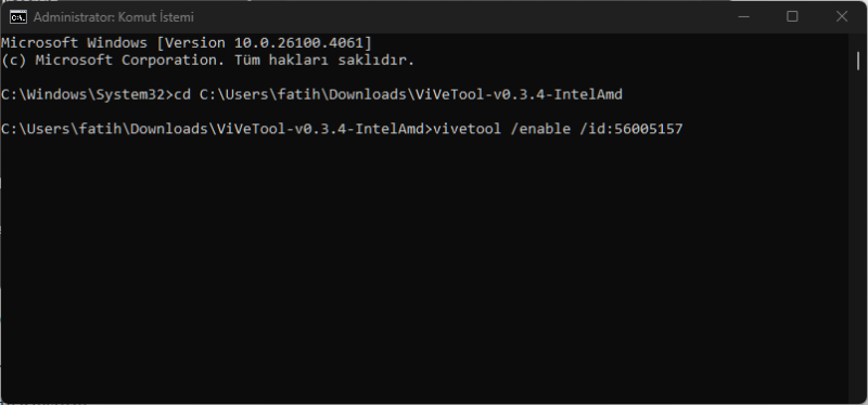 Windows 11 Gelişmiş Ayarlar Nasıl Etkinleştirilir