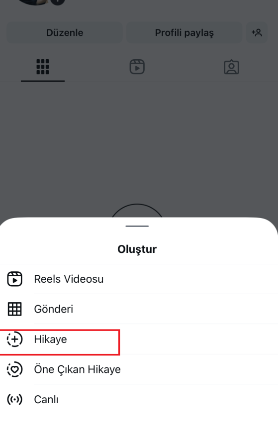 Instagram da kolaj videosu oluşturma