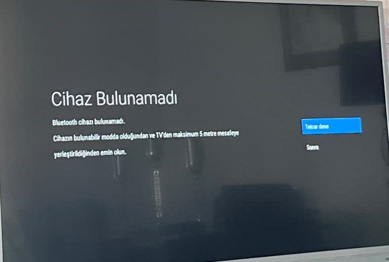 TV de Bluetooth Bağlantısı Kesiliyor