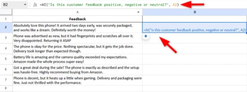 Ekran goruntusu 2025 05 03 134416 scaled - Google E-Tablolar'da AI İşlevi Nasıl Kullanılır
