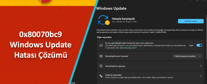 Windows Update Hatası Çözümü