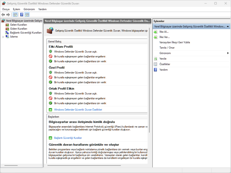 Bir Programın İnternet Bağlantısını Engelleme