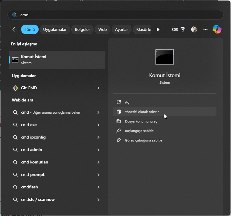 Windows 11 Gelişmiş Ayarlar Nasıl Etkinleştirilir