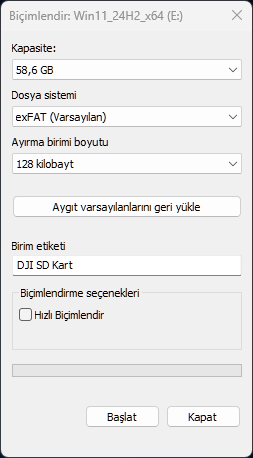 DJI SD Kartı Görmüyor Sorunu için Çözüm Yöntemleri