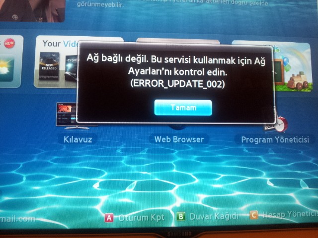 TV Error Code 012 Hatası Veriyor TV Error Code 012 Hatası Veriyor bu hata çözümü nedir