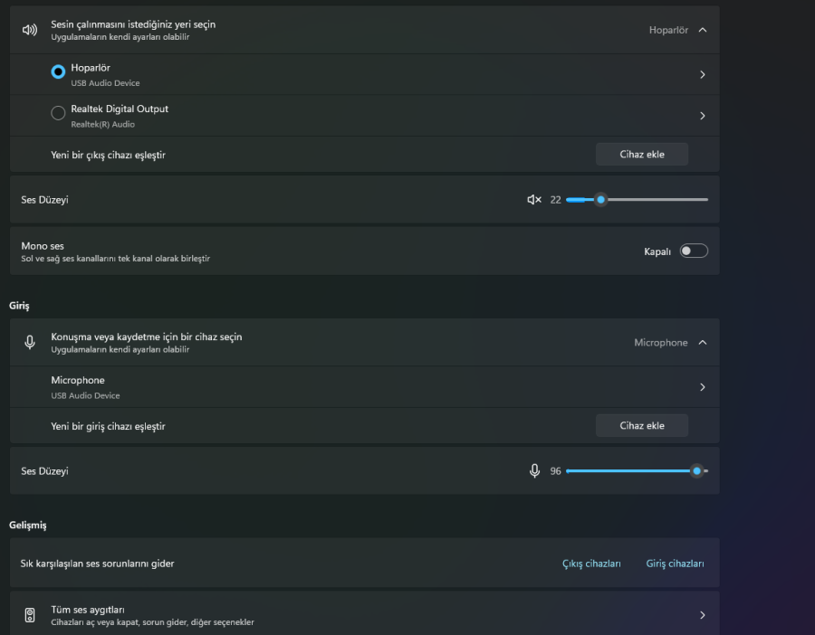W11 de Uygulamaya Özel Ses Ayarı Nasıl Yapılır W11 de Uygulamaya Özel Ses Ayarı Nasıl Yapılır