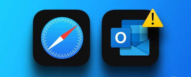Safari'de Çalışmayan Outlook'u Düzeltme