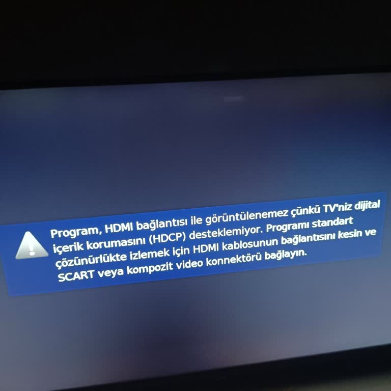 TV Error Code 800 Hatası Veriyor hdmı sorunu çözümü nedir