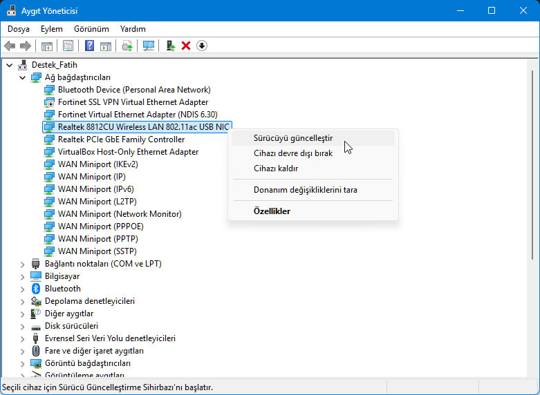 Bu Ağa Bağlanılamıyor Hatası Çözümü