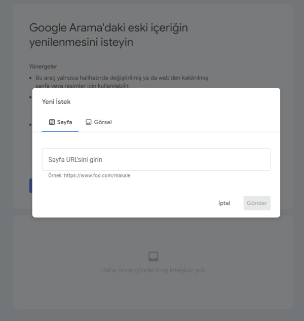 Google'dan Kişisel Bilgilerinizi Silme