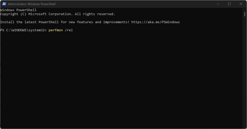 Windows 11 Güvenilirlik İzleyicisi Kullanımı