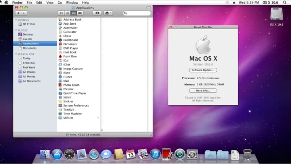 Mac OS X 10.6 Snow Leopard - Tüm macOS Sürümleri | 2001'den Günümüze Kadar Tam Liste