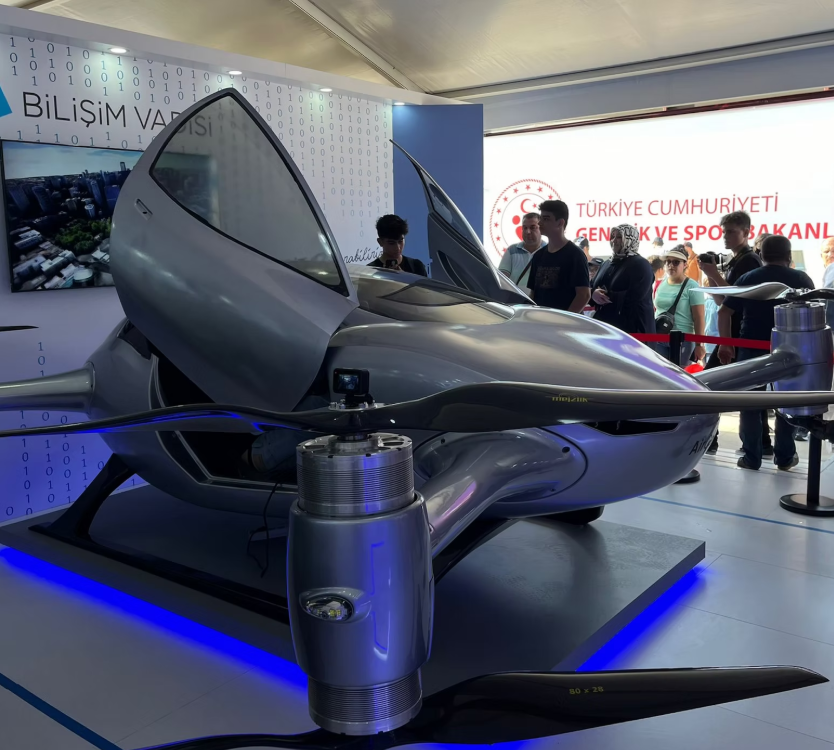 Turkiyenin Ucan Otomobili AirCar 2 - Türkiye'nin Uçan Otomobili AirCar, Gökyüzünde İlk İnsanlı Testini Başarıyla Tamamladı!