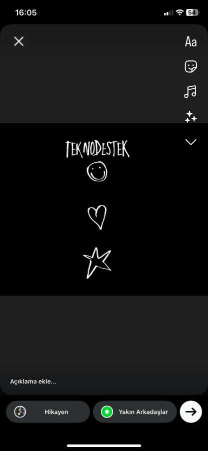 Instagram Rosalia ile emoji oluşturma