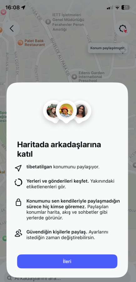 Instagram Harita Özelliği 