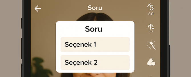 TikTok Anket Ekleme Nasıl Yapılır?