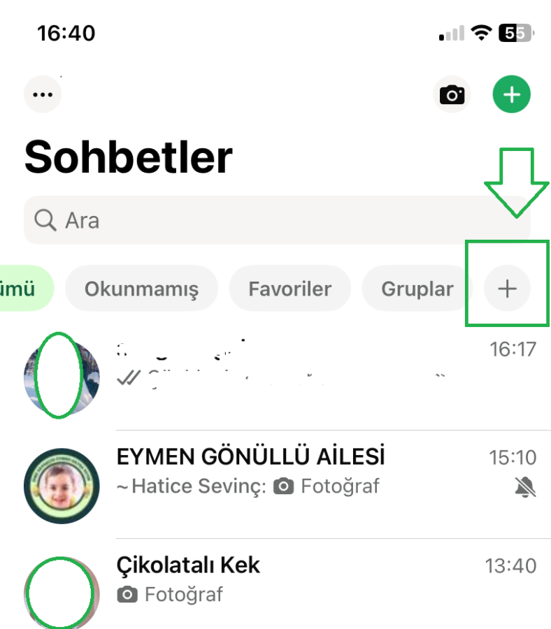 WhatsApp kategori