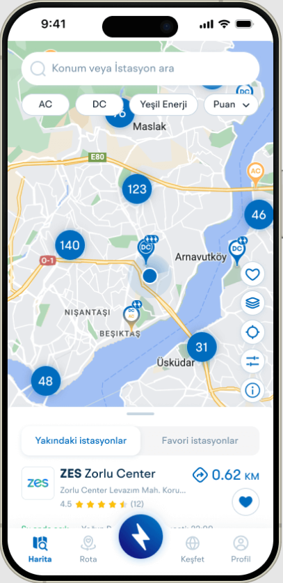 ChargeIQ 2 - ChargeIQ Tüm istasyonlar tek uygulamada
