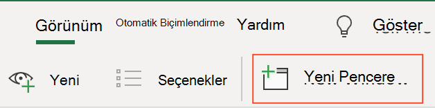 Excel'de Sayfaları Yan Yana Görüntüleme Excel'de Birden Fazla Çalışma Sayfasını Yan Yana Görüntüleme