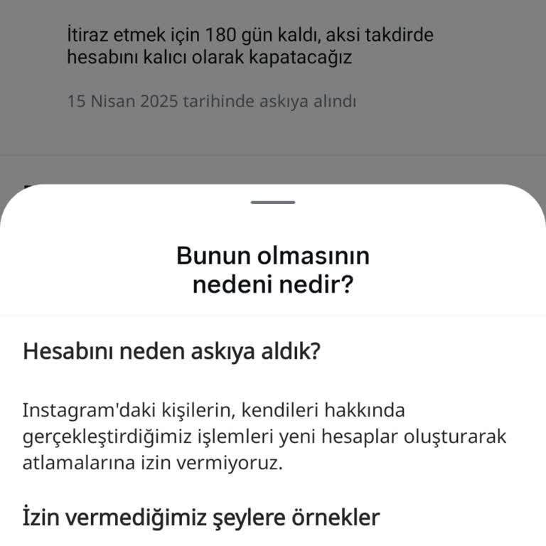 Instagram Hesap Askıya Alınma Nedeni ve Çözümü Yolları 