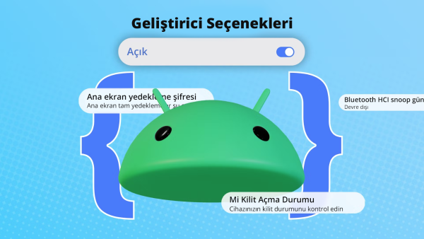 Android geliştirici seçenekleri ile telefonu hızlandırın!