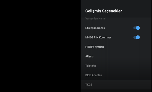 ggggg - TV'de Otomatik Kanal Güncellemeyi Kapatma