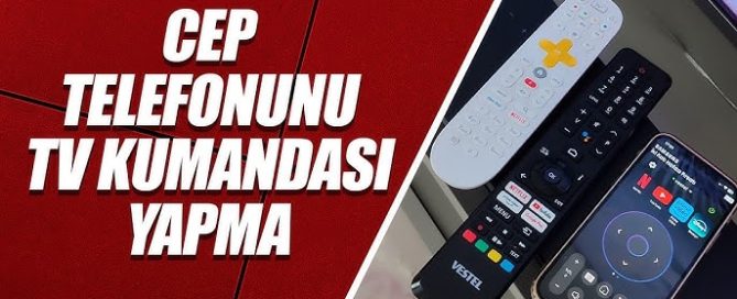 Cep Telefonunu Kumanda Olarak Kullanma nasıl yapılır
