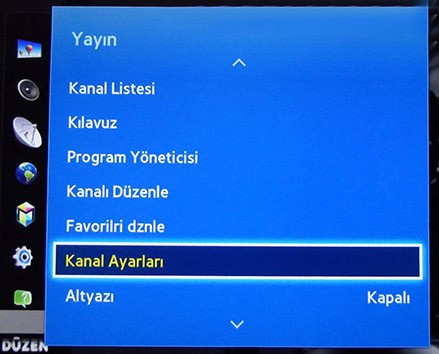 TV de Otomatik Kanal Güncellemeyi Kapatma nasıl yapabilirim