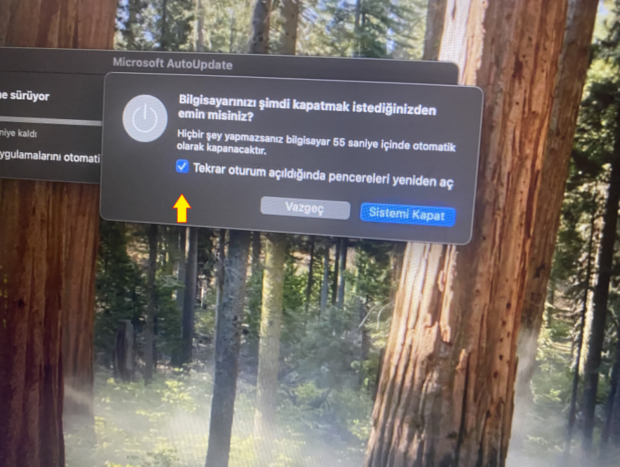 Mac'te sürekli açılan pencereler