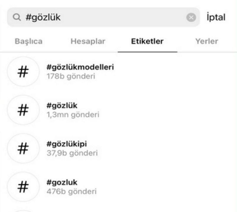 Instagram Hashtag 3 - Instagram Hashtag Engelleri ve Engellenen Hashtaglar