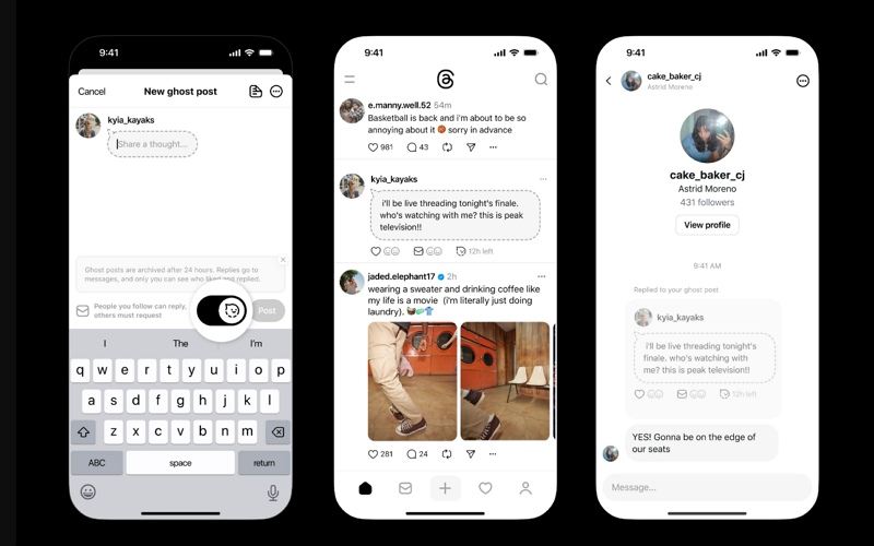 Threads Hayalet Gonderi Ozelligi 4 - Threads Hayalet Gönderi Özelliği