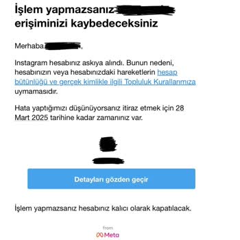 İnstagram Hesabım Yasaklandı açılır mı