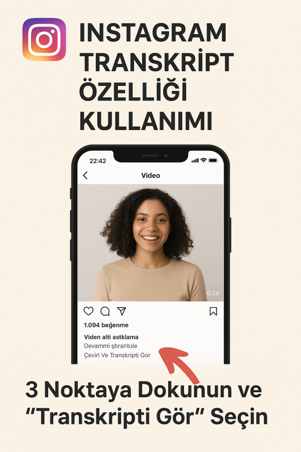 Instagram Transkript Özelliği instagram sesi metne çevirme nasıl yapabilirim