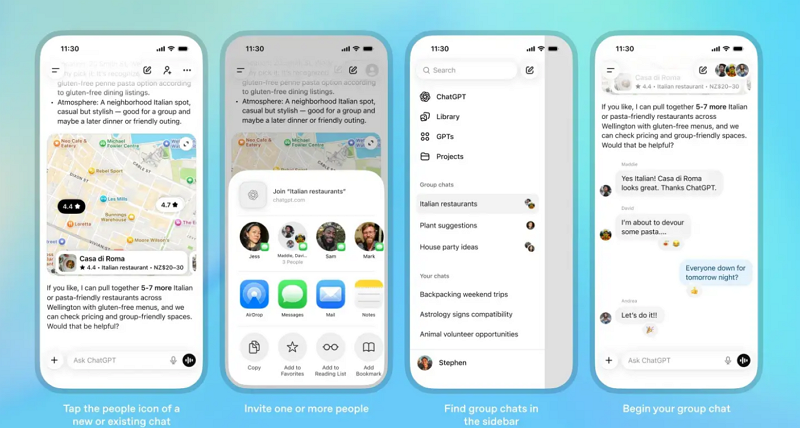 ChatGPT Grup Sohbeti ile Birlikte Çalışma Artık Daha Kolay ChatGPT grup sohbeti