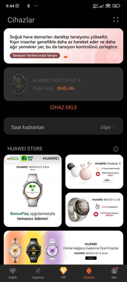 HUAWEI WATCH GT6 46 mm Kurulum Adımları
