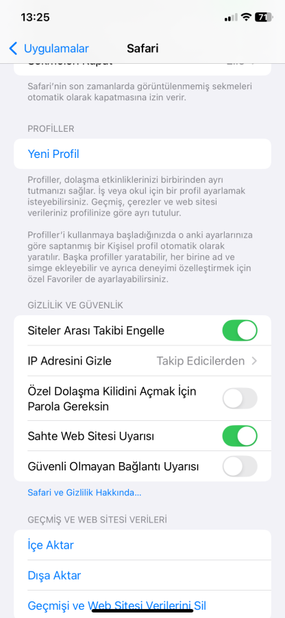 IP adresini gizle