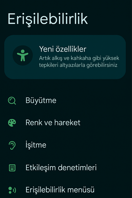 Android 16 Yeni Ozellikler 4 - Android 16 Yeni Özellikler Yapay Zeka, Canlı Bildirimler ve Daha Fazlası
