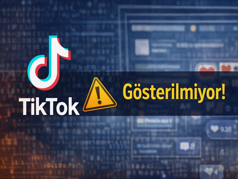 1 7 - TikTok Video Yayınlanıyor Ama Gösterilmiyor