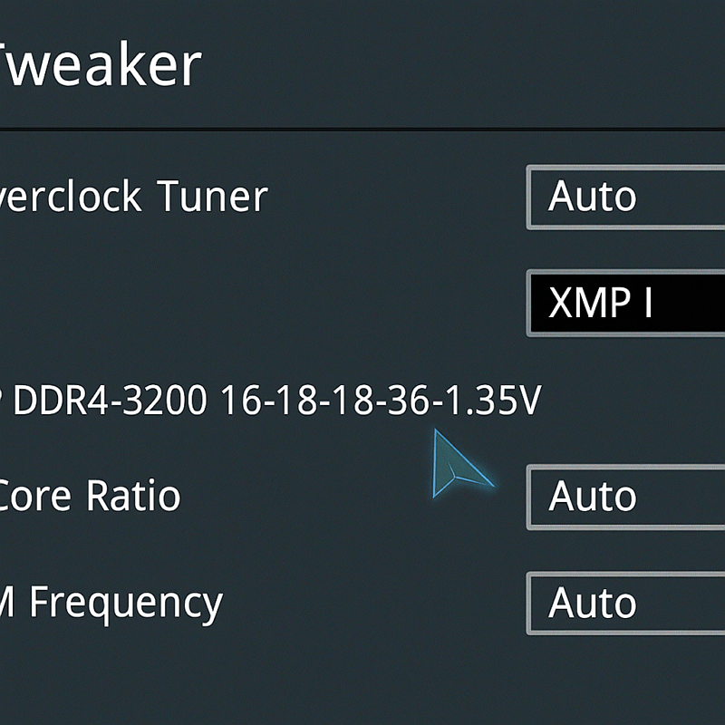 dusuk ram hizi - XMP Açma Rehberi