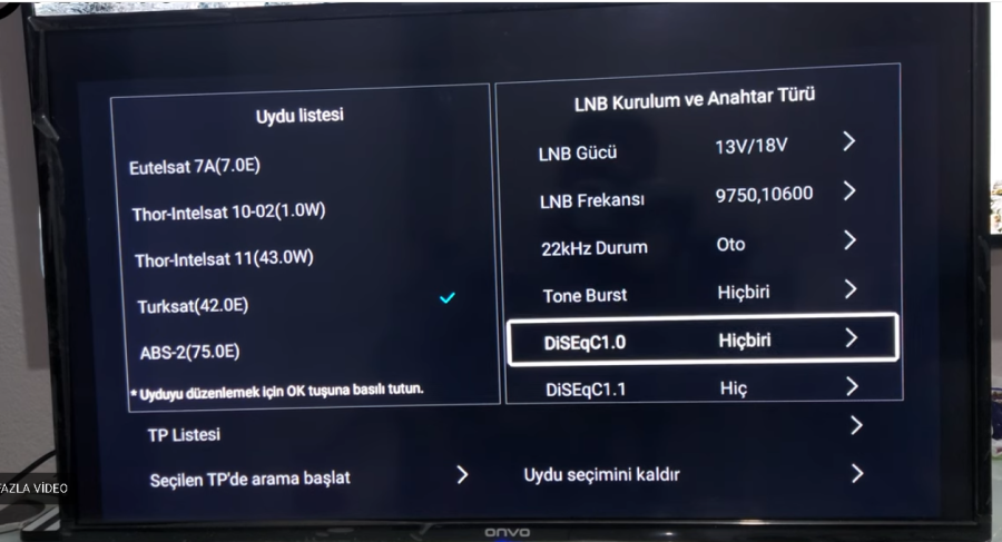 PEAQ TV Otomatik Kanal Tarama Ayarları PEAQ TV Otomatik Kanal Tarama Ayarları nasıl yapılır