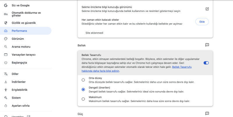 Ekran Resmi 2026 01 15 23.11.30 scaled - Google Chrome Yüksek RAM Kullanımı Kısıtlama