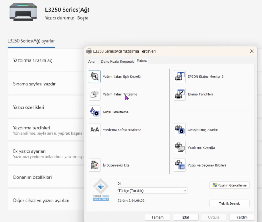 Ekran Resmi 2026 01 18 11.09.44 scaled - Windows 11'de Yazıcı Baskı Kafası Temizleme Nasıl Yapılır