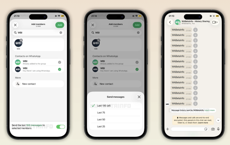 WhatsApp Eski Mesajları Gösterme Özelliği