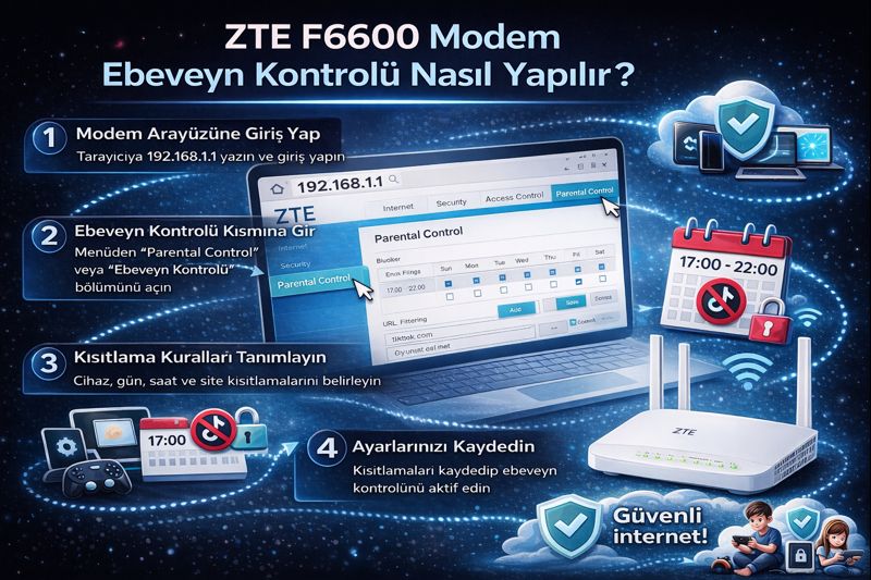 ChatGPT Image 30 Oca 2026 18 37 24 - ZTE F6600 Modem Ebeveyn Kontrolü Nasıl Yapılır