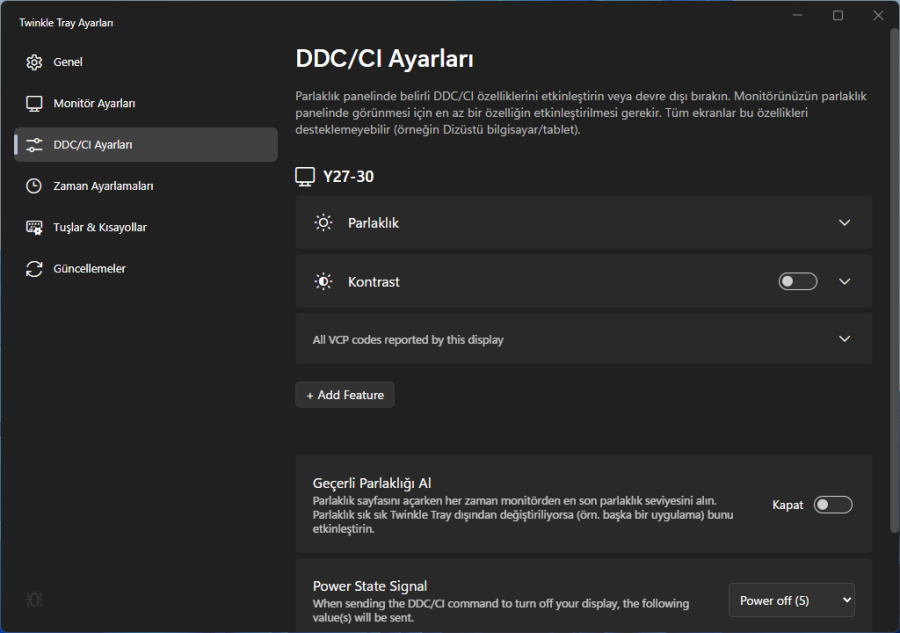 Ekran Parlaklığı Ayarlama Programı Twinkle Tray
