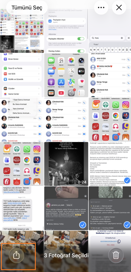 Paylaşılan Albüm Oluşturma