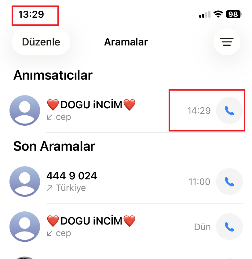 iPhone anımsatıcı iPhone anımsatıcı