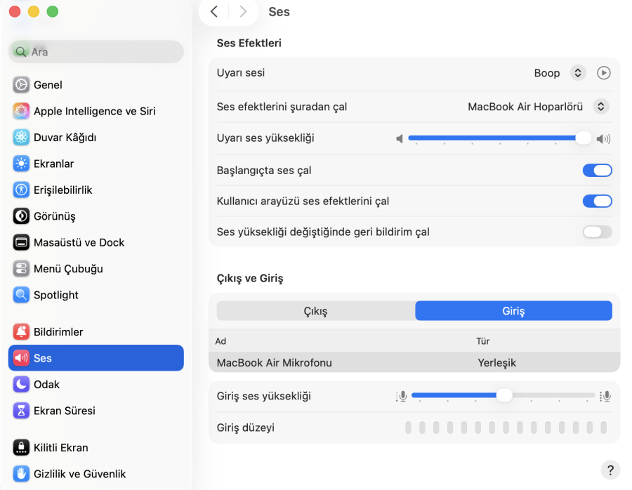 Ses Ayarları MacBook'ta Zil Sesini Kapatmanın Adımları