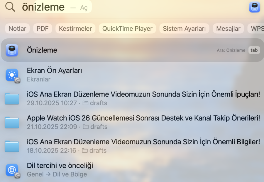Mac'te Klasör Rengini Değiştirme